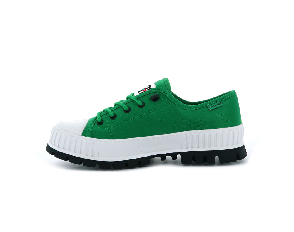 Zapatos Bajos Palladium PALLASHOCK LOW BY KENZO Hombre Verde | Costa Rica-36192